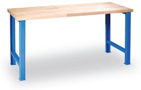 Stół warsztatowy GD, 1200 x 685 x 840 mm, niebieski