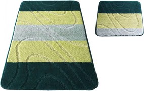 Komplet zielonych dywaników łazienkowych Z8-N79