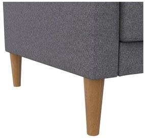 Szara rozkładana sofa 82 cm Lilly – Støraa