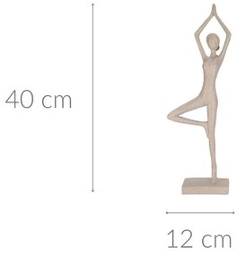 Figurka joga Vrksasana, wys. 40 cm