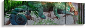 Obraz - Kameleon (170x50 cm)