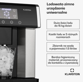 Klarstein Eiszeit Kostkarka do lodu