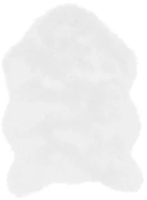 Biała sztuczna skóra Tiseco Home Studio Sheepskin, 60x90 cm