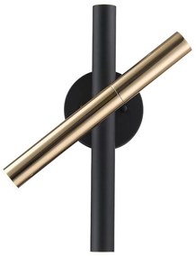 Zuma Line W0461-03N-P7SD - LED Kinkiet LOYA 3xLED/5W/230V czarny/mosiądz