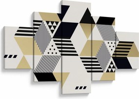 Obraz - Kształty geometryczne N⁰1 (125x70 cm)