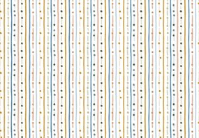 Fototapeta - Linie i kropki (196x136 cm)