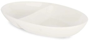 Talerz na przekąski porcelanowy OVAL, 12 x 20 x 3 cm