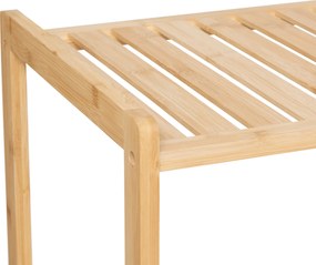 Regał bambusowy z koszem na pranie TIDY BOX, 72 x 33 x 109 cm