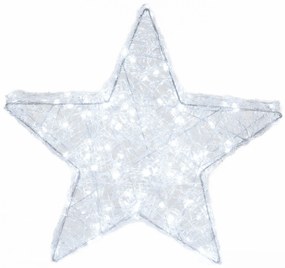 Świecąca dekoracja świąteczna, gwiazda, 50 cm