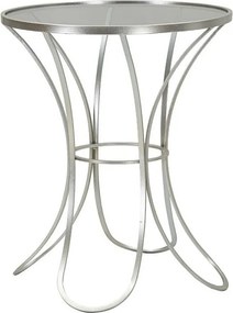 Stolik Kawowy VKH564, Srebrny, 56x56x68 cm, Kendra Home