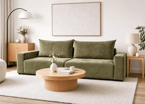 Sofa Cancun nowoczesna z funkcją spania i pojemnikiem