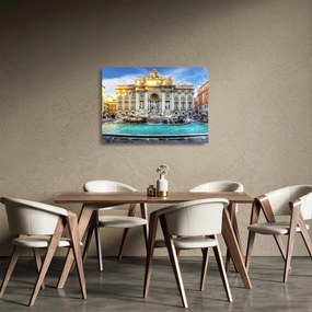 Obraz na szkle - Fontanna di Trevi (70x50 cm)