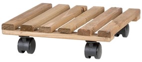 Drewniany kwietnik na kółkach (wysokość 8 cm) Indoor &amp; Outdoor – Esschert Design