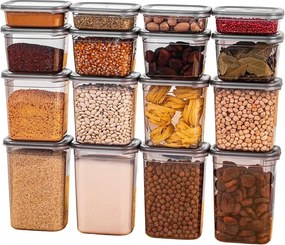 Pojemniki 16 szt. na żywność Fresco – Hermia