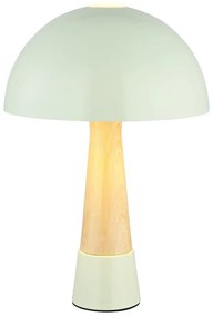 Globo 51570114 - Lampa stołowa PAULIN 1xE27ILLU/40W/230V zielona