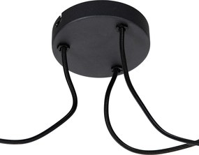 Inteligentna lampa wisząca czarna 3-punktowa z WiFi G95 - Cava