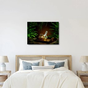 Obraz na szkle - rzeczy spa (70x50 cm)