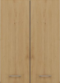 Szafka Pola MINI DD | Antracyt/Dąb Artisan | 64x30x90 cm |  Szafka Łazienkowa Wisząca