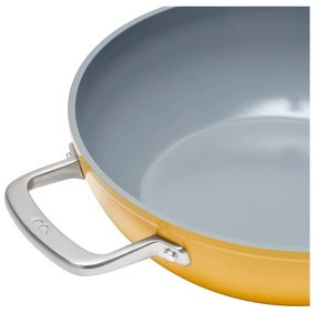 Patelnia z pokrywką/z powłoką ceramiczną wok ø 28 cm Meda 3.0 – FABINI