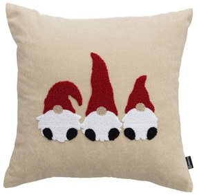 Poszewka na poduszkę Jolly Gnomes Red 43x43 cm