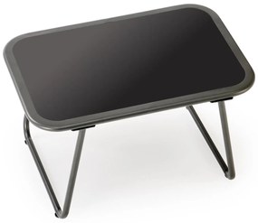 HUDSON Zestaw ogrodowy HUDSON sofa, 2 fotele, ława, popielaty nowoczesny
