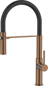 Magneto Bateria zlewozmywakowa prysznic ręczny ze szczotkowanej miedzi - Essebagno