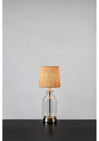 Lampa stołowa z kloszem z juty (wys. 43 cm) Costero – Markslöjd