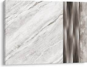 Obraz - Marmur ze srebrnymi liniami (70x50 cm)