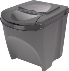 Kosz do segregacji śmieci Sortibox 25 l, 3 szt., szary