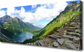 Fotoobraz na płótnie Potęga Górskich Szczytów