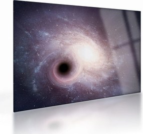 Obraz na szkle - Galaktyki spiralne (70x50 cm)