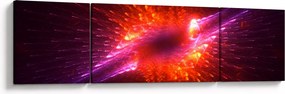 Obraz współczesnej ciernistej abstrakcji (170x50 cm)