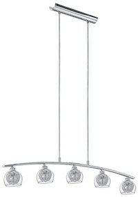 Eglo 93054 - Lampa wisząca OVIEDO 5xG9/33W/230V