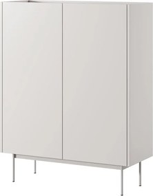KOMODA Kaszmir, DĄB LINEA , 97x122x37 cm, metalowe nogi, COLOA nowoczesne