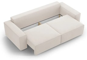 Beżowa rozkładana sofa 247 cm Jodie – Micadoni Home