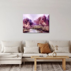 Obraz - Malarstwo pejzażowe jesienne (70x50 cm)