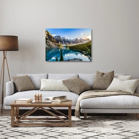 Obraz na szkle - Kanada, Park Narodowy Banff, Jezioro Moraine (70x50 cm)