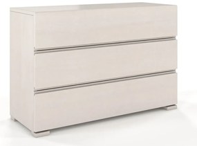 Komoda drewniana z szufladami Narcyx 2S - Biały mat
