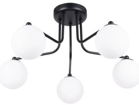 Żyrandol ASTRAL 5 czarny SOLLUX  LIGHTING