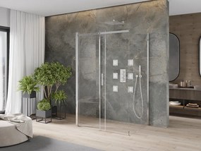 Mexen Omega-3S kabina prysznicowa 3-ścienna, rozsuwana 120 x 80 cm, transparent, chrom - 825-120-080-01-00-3S