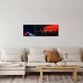 Obraz autostrady (z zegarem) (90x30 cm)