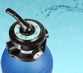 Jurhan Filtr piaskowy do basenu AQUA, 10 200 l/h, niebieska