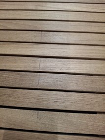 CONCEPT FSC® - stół rozkładany z blatem tekowym - Towar z drobną wadą (N592)