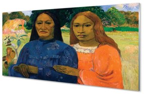 Obraz na szkle Dwie kobiety - Paul Gauguin