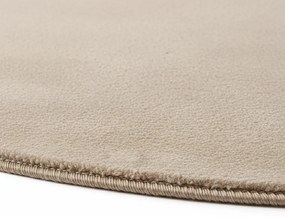 Dywan pluszowy Joy kremowy koło 120 cm x 120 cm