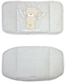 Szara wkładka do krzesełka do karmienia Heartbreakerbär – Roba