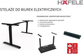 Biurko elektryczne z regulacją wysokości Dąb Craft 180 x 95cm