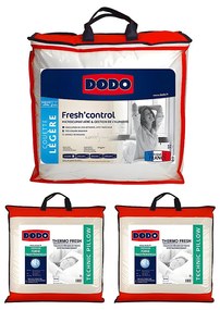 Zestaw DODO kołdra przeciwpotna 220 × 240 cm i 2 poduszki 60 × 60 cm, efekt świeżości FRESH CONTROL