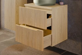 Szafka pod umywalkę NORDIC CREMONA 2S 60cm dąb cremona COMAD