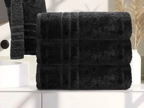 Ręcznik kąpielowy Comfort Maxi 100x180 cm czarny, 100% bawełna